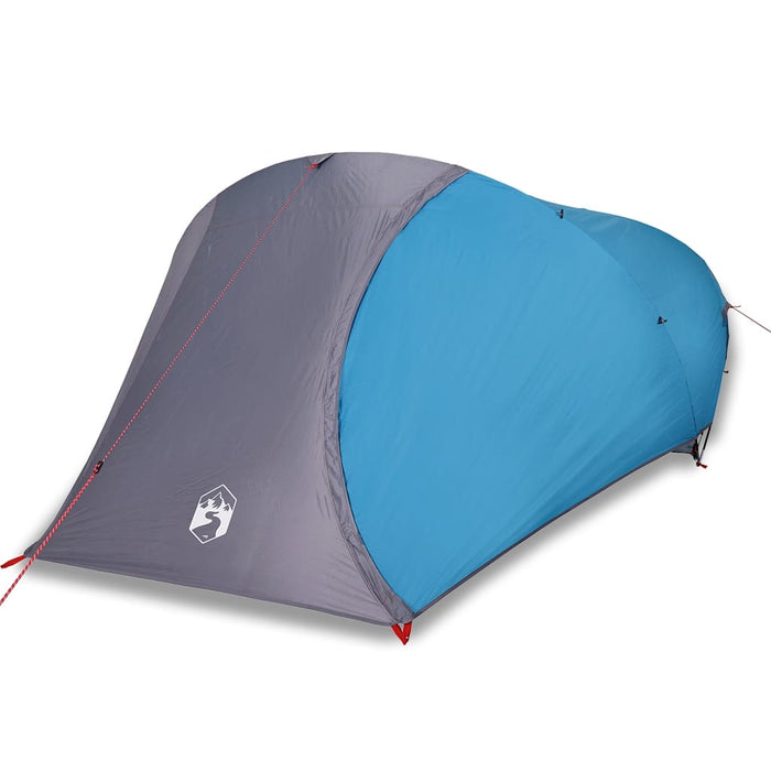 Cort de camping cupolă pentru 4 persoane, albastru, impermeabil - WALTI WALTI