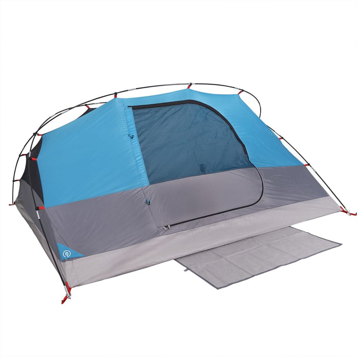 Cort de camping cupolă pentru 4 persoane, albastru, impermeabil - WALTI WALTI