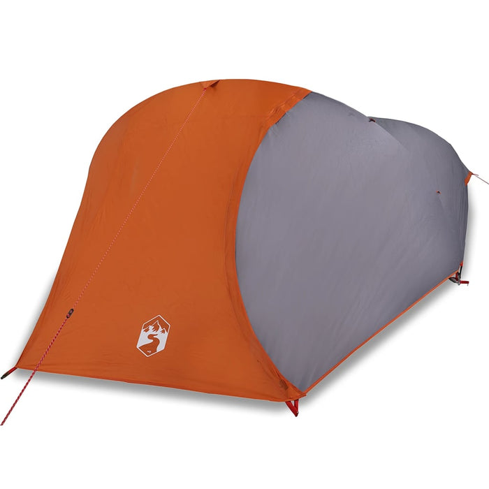 Cort de camping pentru 4 persoane, portocaliu, impermeabil - WALTI WALTI