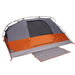 Cort de camping pentru 4 persoane, portocaliu, impermeabil - WALTI WALTI