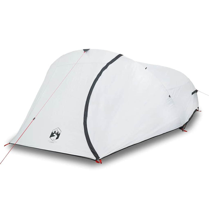 Cort camping cupolă 4 persoane alb, țesătură opacă, impermeabil WALTI