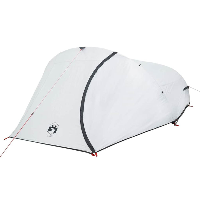 Cort camping cupolă 4 persoane alb, țesătură opacă, impermeabil WALTI