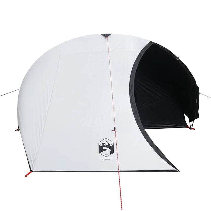 Cort camping cupolă 4 persoane alb, țesătură opacă, impermeabil WALTI