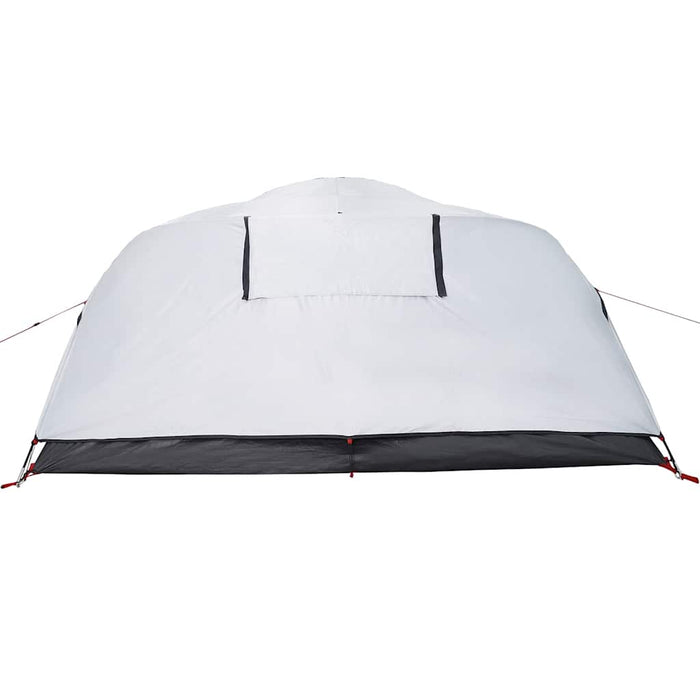 Cort camping cupolă 4 persoane alb, țesătură opacă, impermeabil WALTI