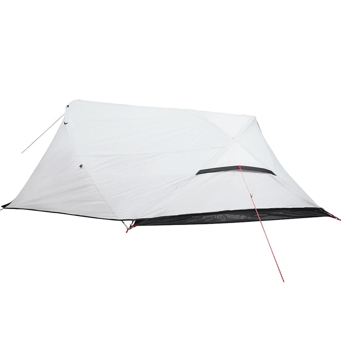 Cort camping cupolă 4 persoane alb, țesătură opacă, impermeabil WALTI