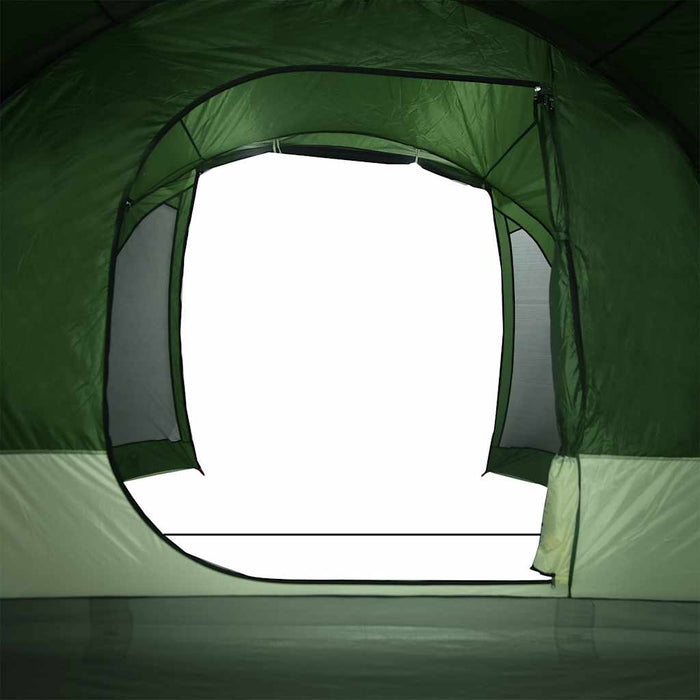 Cort de familie tunel pentru 8 persoane, verde, impermeabil - WALTI WALTI