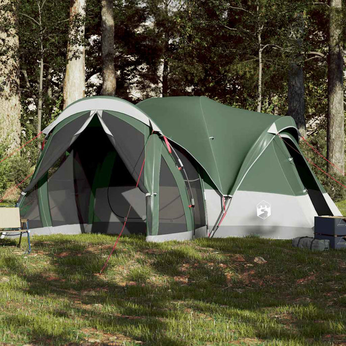 Cort de familie Tipi pentru 8 persoane, verde, impermeabil WALTI