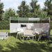 Paravan de camping, verde, 366x152x152 cm, impermeabil - WALTI WALTI