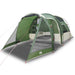 Cort de camping tunel pentru 4 persoane, verde, impermeabil - WALTI WALTI
