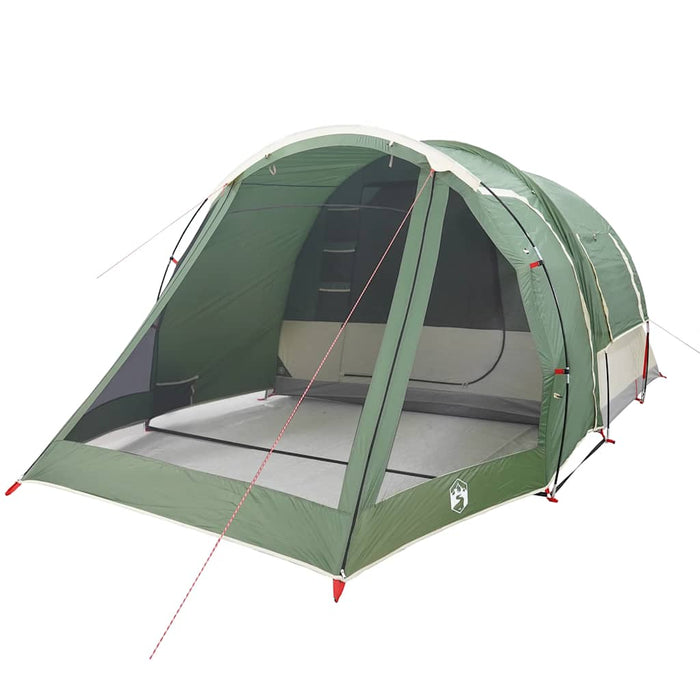 Cort de camping tunel pentru 4 persoane, verde, impermeabil - WALTI WALTI