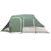 Cort de camping tunel pentru 4 persoane, verde, impermeabil - WALTI WALTI