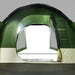 Cort de camping tunel pentru 4 persoane, verde, impermeabil - WALTI WALTI