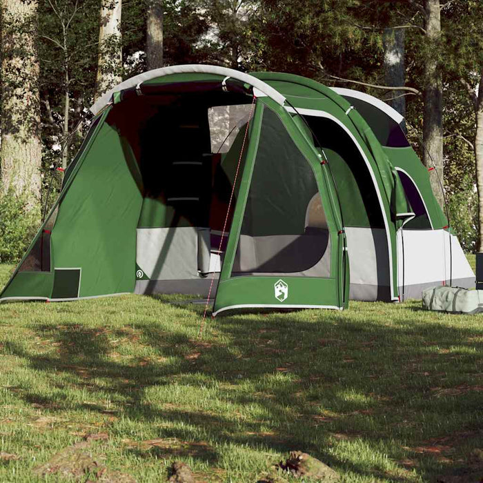 Cort de camping tunel pentru 4 persoane, verde, impermeabil - WALTI WALTI