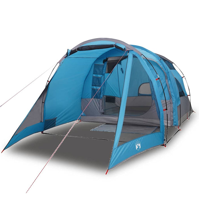 Cort de camping tunel pentru 4 persoane, albastru, impermeabil - WALTI WALTI