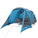 Cort de camping tunel pentru 4 persoane, albastru, impermeabil - WALTI WALTI
