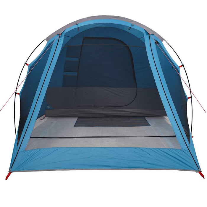 Cort de camping tunel pentru 4 persoane, albastru, impermeabil - WALTI WALTI