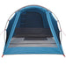 Cort de camping tunel pentru 4 persoane, albastru, impermeabil - WALTI WALTI