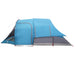 Cort de camping tunel pentru 4 persoane, albastru, impermeabil - WALTI WALTI