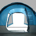 Cort de camping tunel pentru 4 persoane, albastru, impermeabil - WALTI WALTI