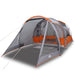 Cort de camping tunel pentru 4 persoane, gri, impermeabil - WALTI WALTI