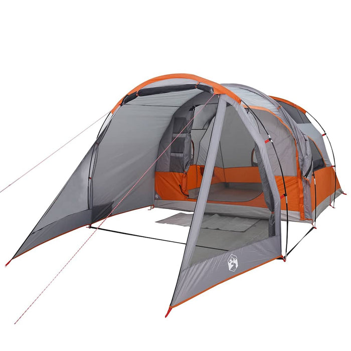 Cort de camping tunel pentru 4 persoane, gri, impermeabil - WALTI WALTI