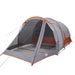 Cort de camping tunel pentru 4 persoane, gri, impermeabil - WALTI WALTI