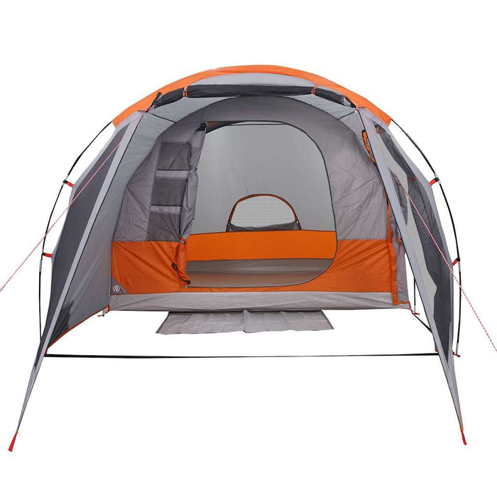 Cort de camping tunel pentru 4 persoane, gri, impermeabil - WALTI WALTI