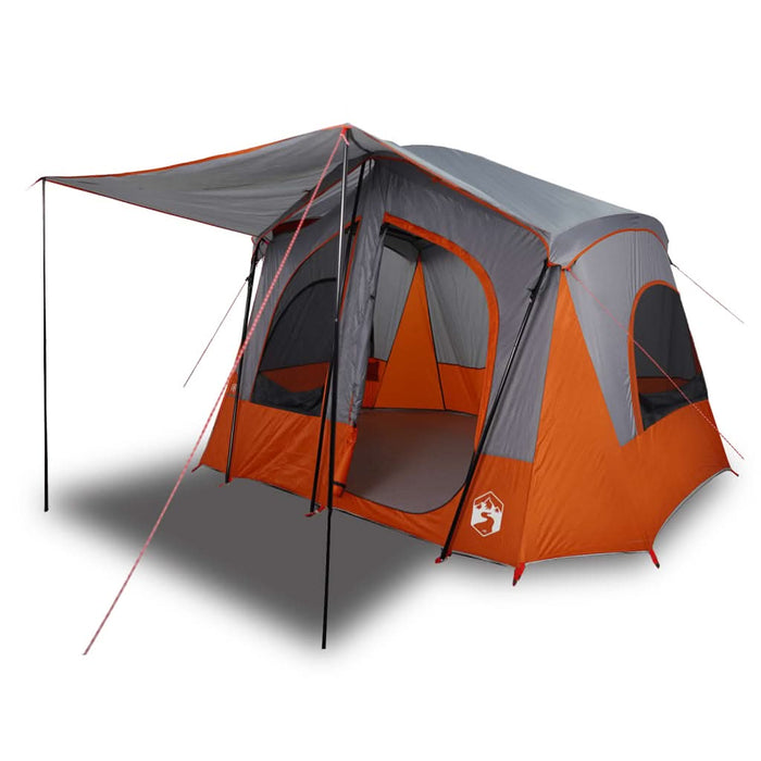 Cabină cort de camping 5 persoane gri și portocaliu impermeabil - WALTI WALTI