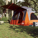 Cabină cort de camping 5 persoane gri și portocaliu impermeabil - WALTI WALTI