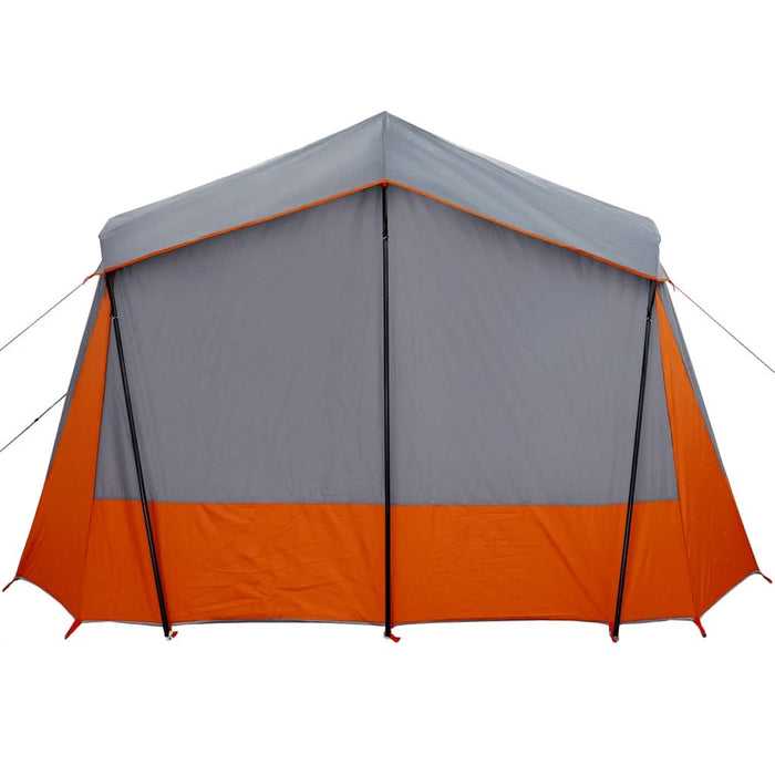 Cabină cort de camping 5 persoane gri și portocaliu impermeabil - WALTI WALTI