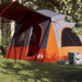 Cabină cort de camping 5 persoane gri și portocaliu impermeabil - WALTI WALTI