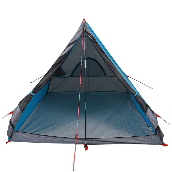 Cort de camping cu cadru A, 2 persoane, albastru, impermeabil WALTI