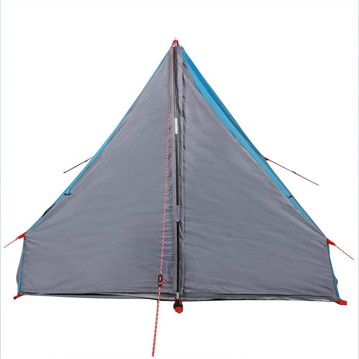 Cort de camping cu cadru A, 2 persoane, albastru, impermeabil WALTI