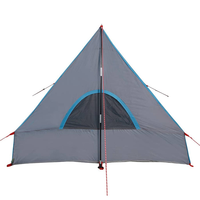 Cort de camping cu cadru A, 2 persoane, albastru, impermeabil WALTI