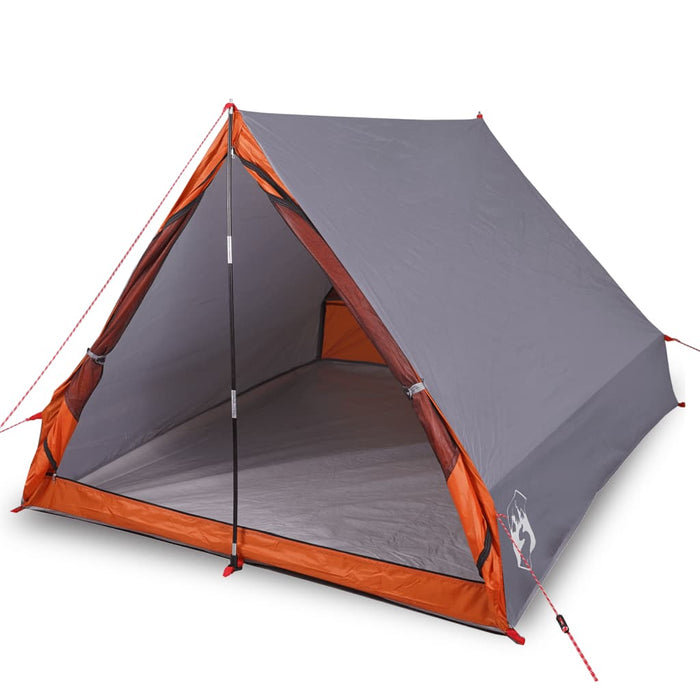 Cort camping cu cadru A 2 persoane, gri, impermeabil - WALTI WALTI