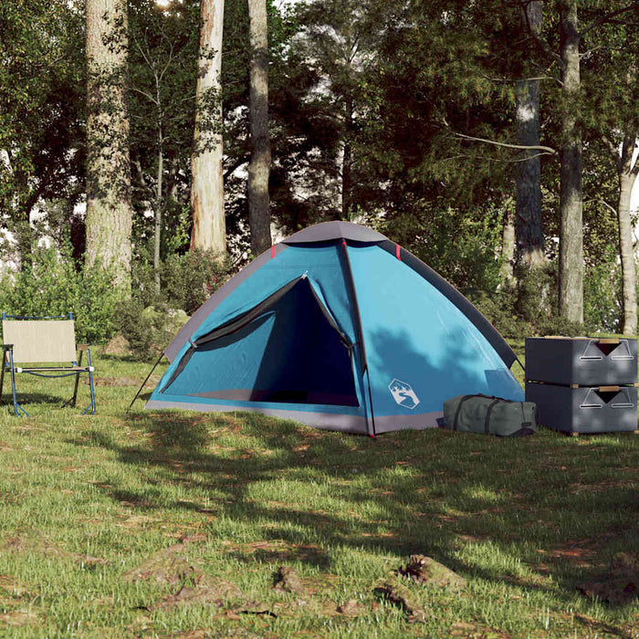 Cort de camping cupolă pentru 2 persoane, albastru, impermeabil - WALTI WALTI