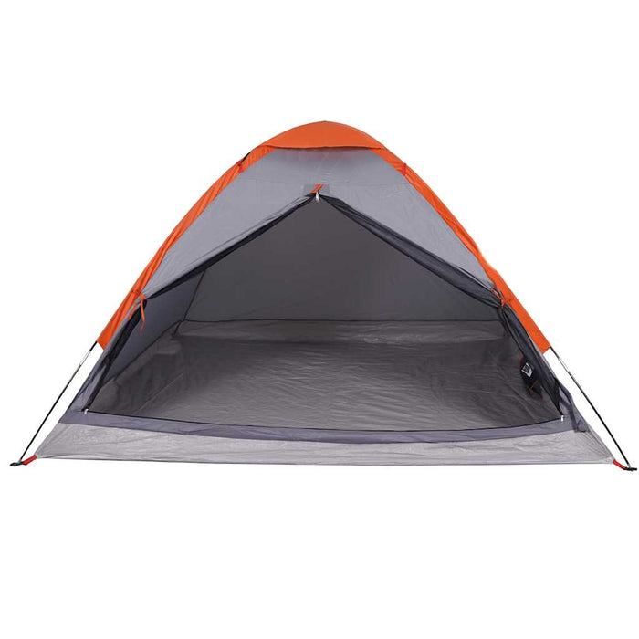 Cort de camping pentru 2 persoane, gri/portocaliu, impermeabil - WALTI WALTI