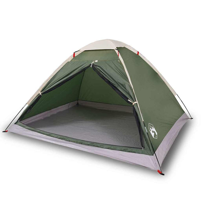 Cort de camping cupolă pentru 4 persoane, verde, impermeabil - WALTI WALTI