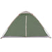 Cort de camping cupolă pentru 4 persoane, verde, impermeabil - WALTI WALTI