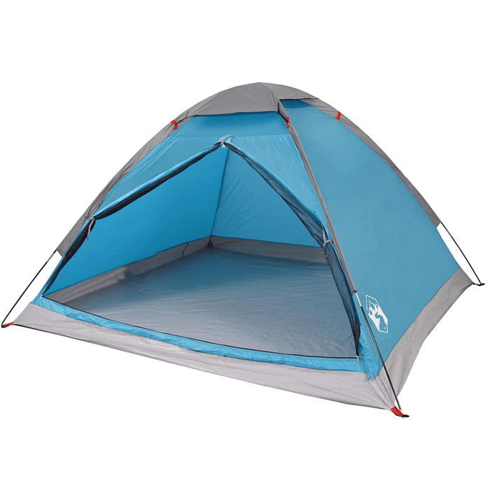 Cort de camping cupolă pentru 4 persoane, albastru, impermeabil - WALTI WALTI