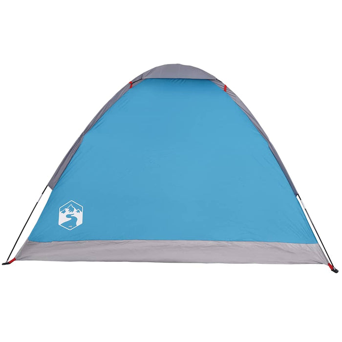 Cort de camping cupolă pentru 4 persoane, albastru, impermeabil - WALTI WALTI