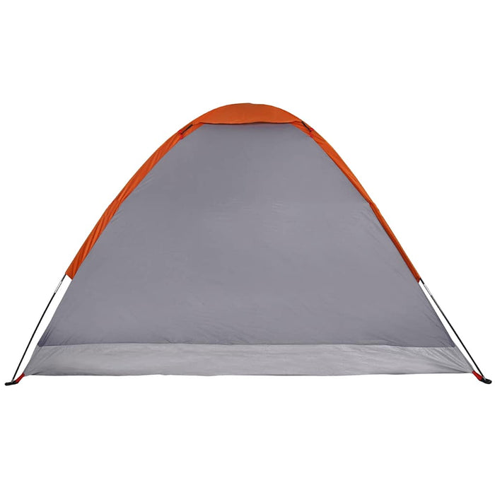 Cort de camping pentru 4 persoane, gri/portocaliu, impermeabil - WALTI WALTI