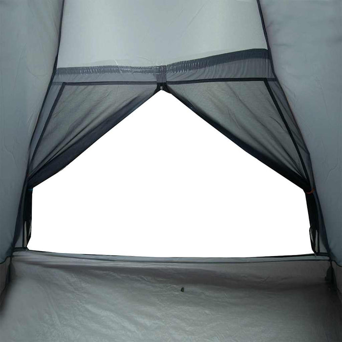 Cort de camping pentru 4 persoane, gri/portocaliu, impermeabil - WALTI WALTI