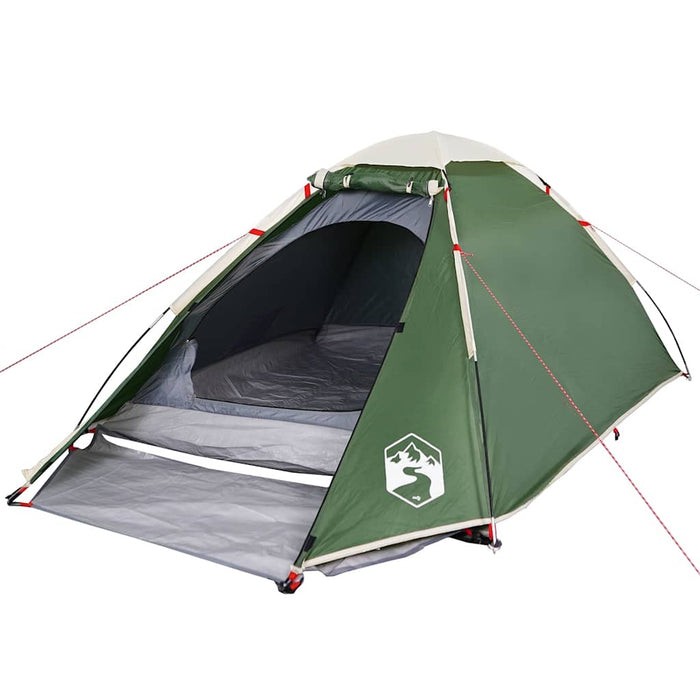 Cort de camping cupolă pentru 2 persoane, verde, impermeabil - WALTI WALTI