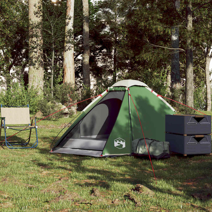 Cort de camping cupolă pentru 2 persoane, verde, impermeabil - WALTI WALTI