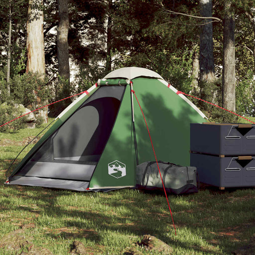 Cort de camping cupolă pentru 2 persoane, verde, impermeabil - WALTI WALTI