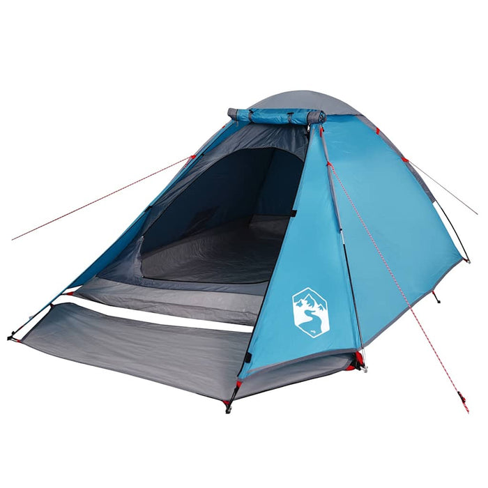 Cort de camping cupolă pentru 2 persoane, albastru, impermeabil - WALTI WALTI