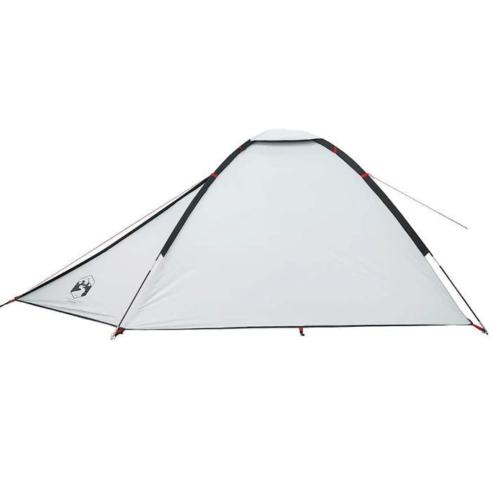 Cort camping cupolă 2 persoane alb, țesătură opacă, impermeabil WALTI