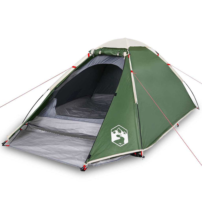Cort de camping cupolă pentru 4 persoane, verde, impermeabil - WALTI WALTI