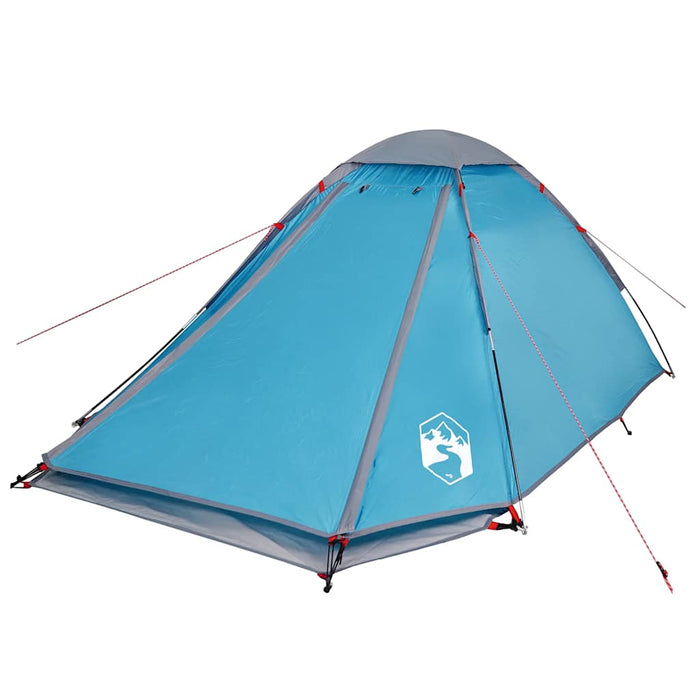 Cort de camping cupolă pentru 4 persoane, albastru, impermeabil - WALTI WALTI